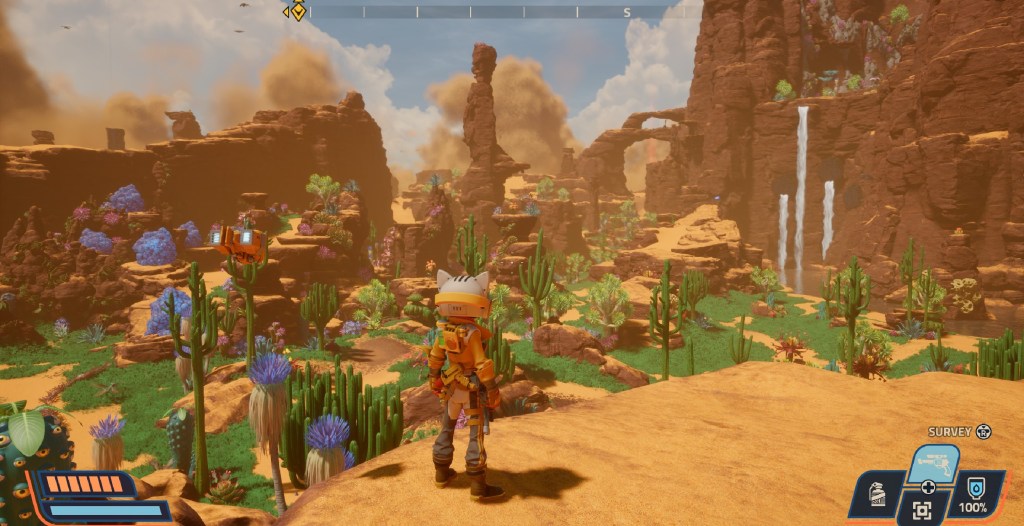 One of the many biomes available in Revenge of the Savage planet