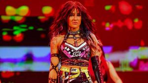 Dakota Kia making her way to the ring in WWE.